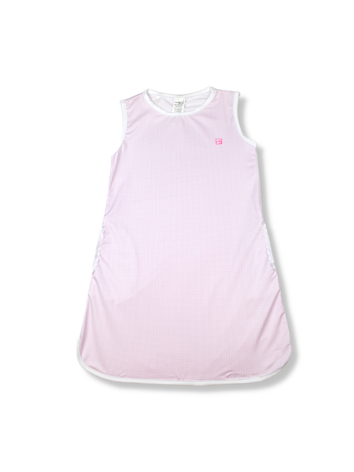 Tinsley Tennis Dress - PinkMG/White
