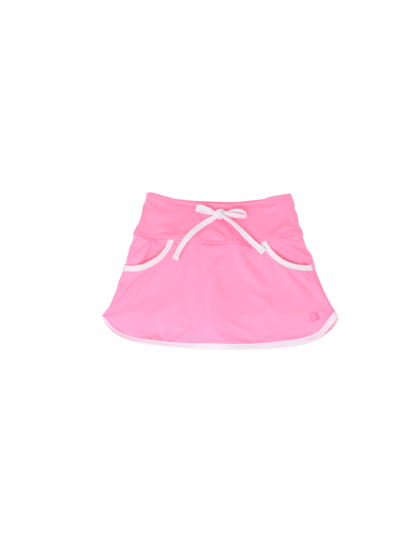 Tiffany Tennis Skort - Flamingo Pink / Pure Coconut