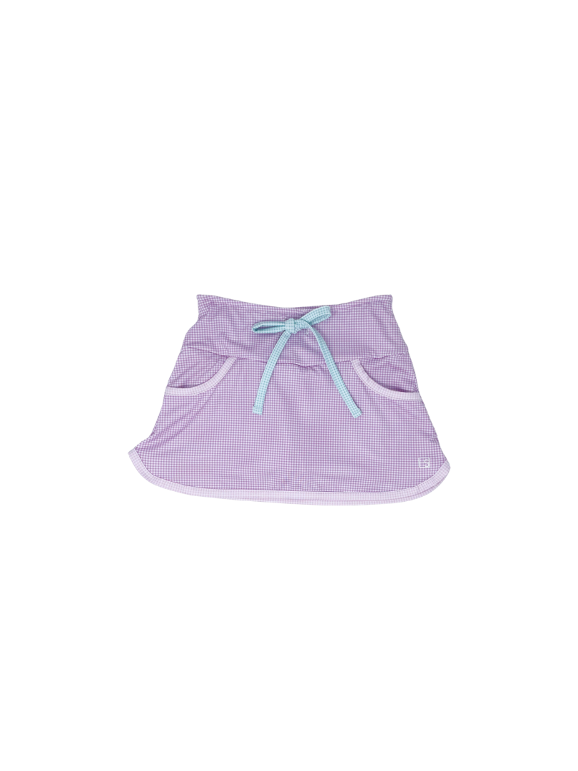 Tiffany Tennis Skort  - Petal Purple Minigingham / Cotton Candy Pink Minigingham