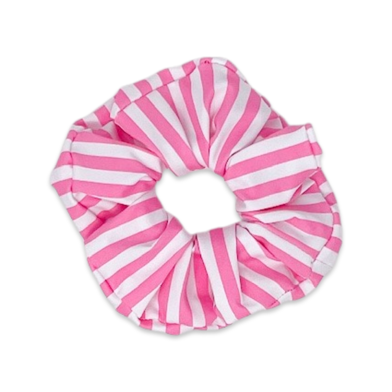Scrunchie - Pink Sunny Day Stripes