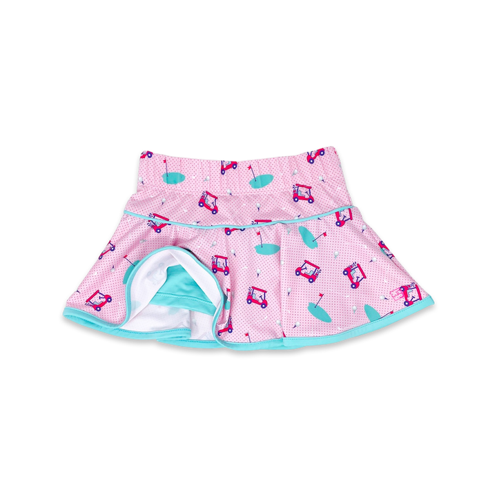 Quinn Skort - Hole in One, Totally Turquoise